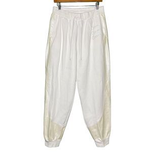 Nike Oversized Fleece Graphic Jogger Pants DD5129-100 Women’s Sz M